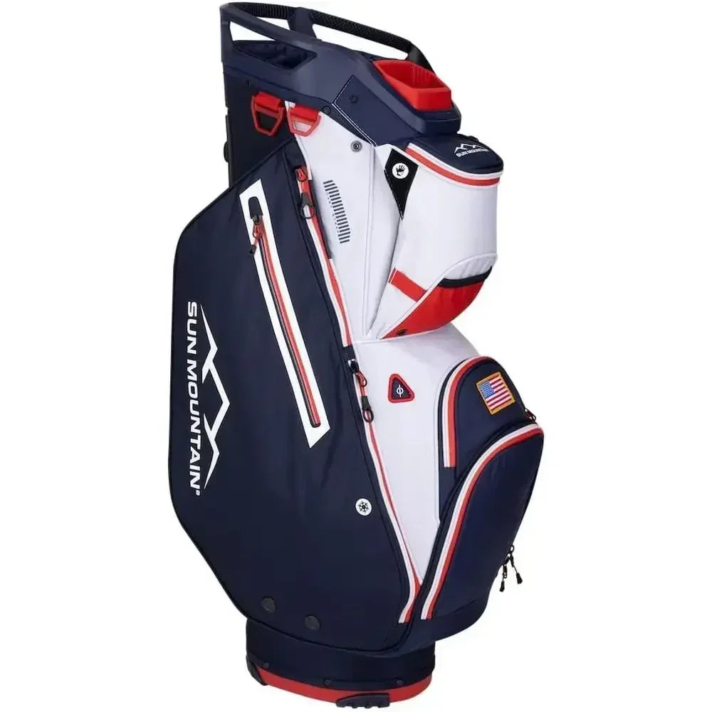 Innovative Golf Cart Bag With Straps And 14-Way Club Dividers