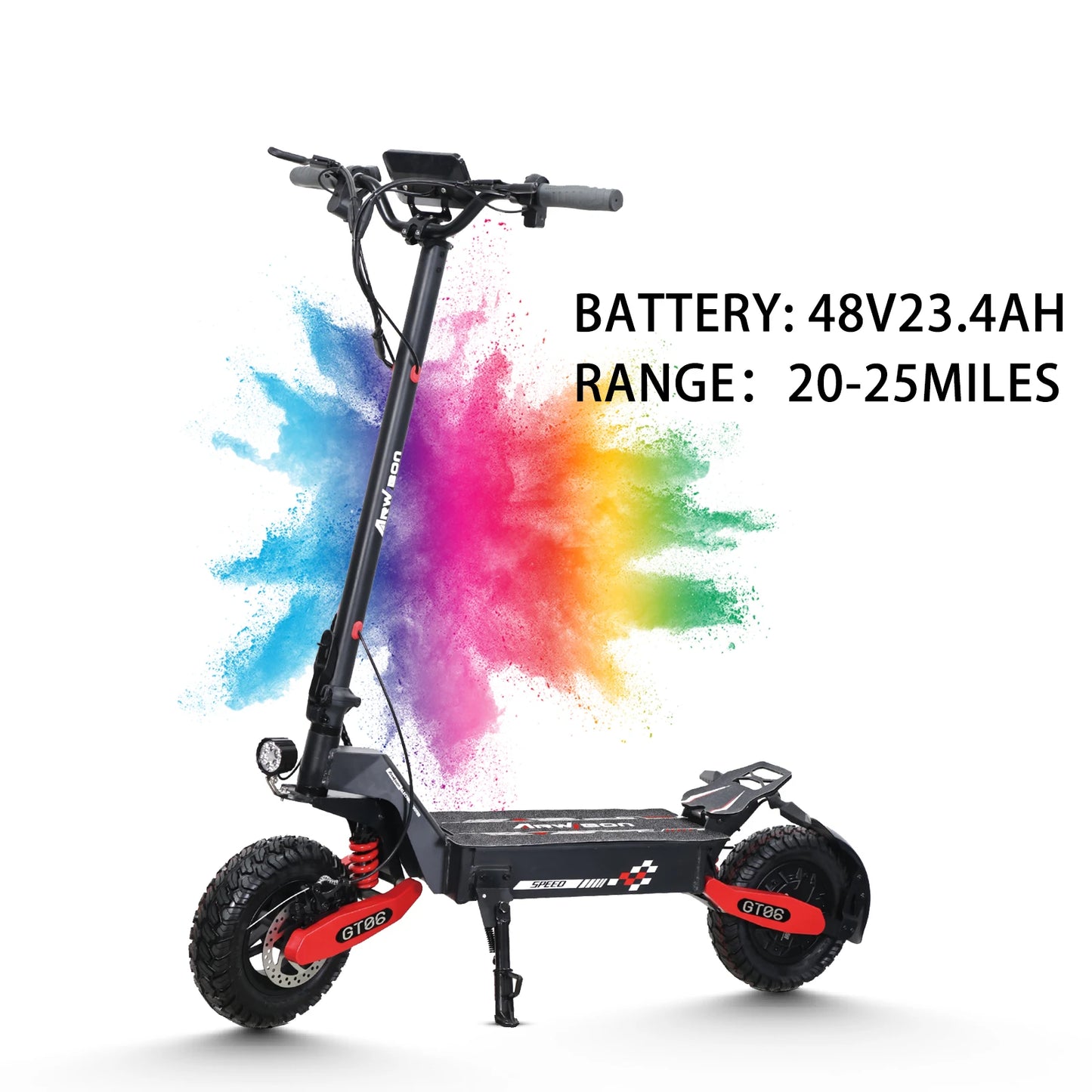Arwibon 1200W Foldable Electric Scooter Smooth City Travel