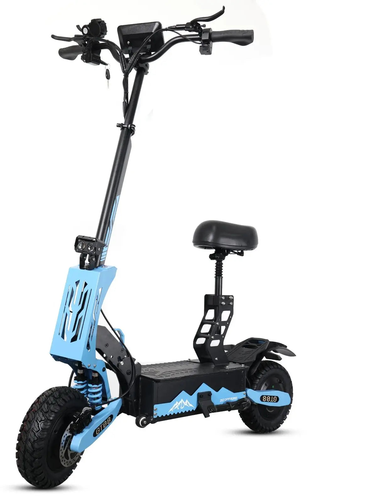 Arwibon 5600W Dual Motor Folding Electric Scooter With Seat