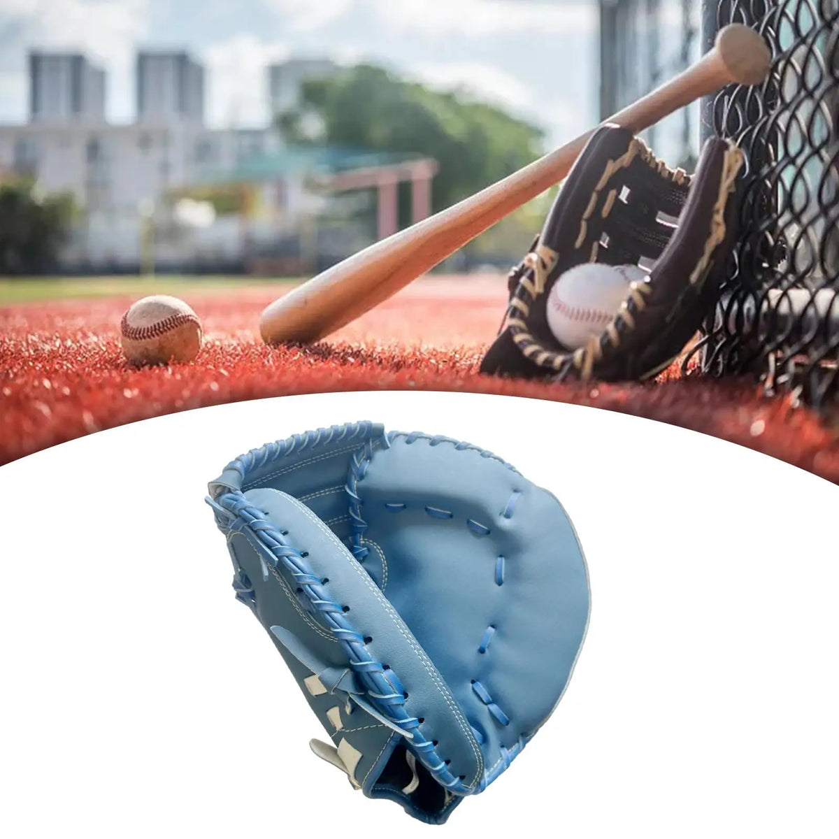 Footful Left Hand Baseball Glove For Softball Practice And Training