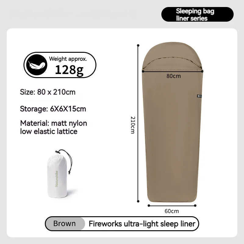Sleeping Bag Liner Ultralight Single Stretch Envelope For Camping