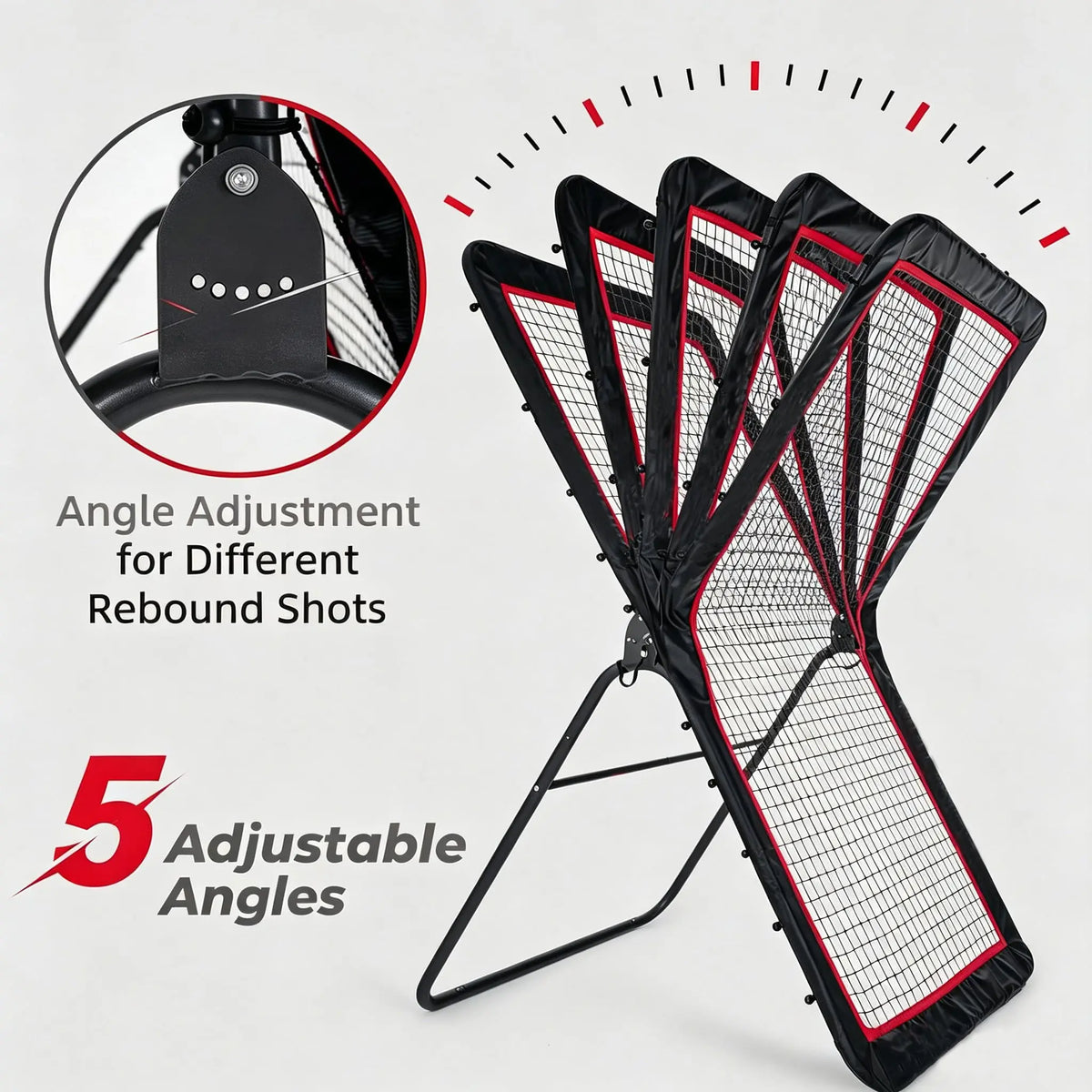 Adjustable Multi Sport Rebounder Net for Hockey Soccer Baseball Training Equipment