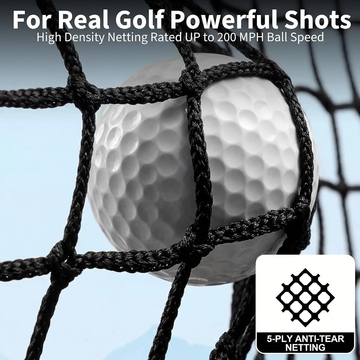 Tacleekii Golf Practice Net With Aiming Cloth And Carry Bag