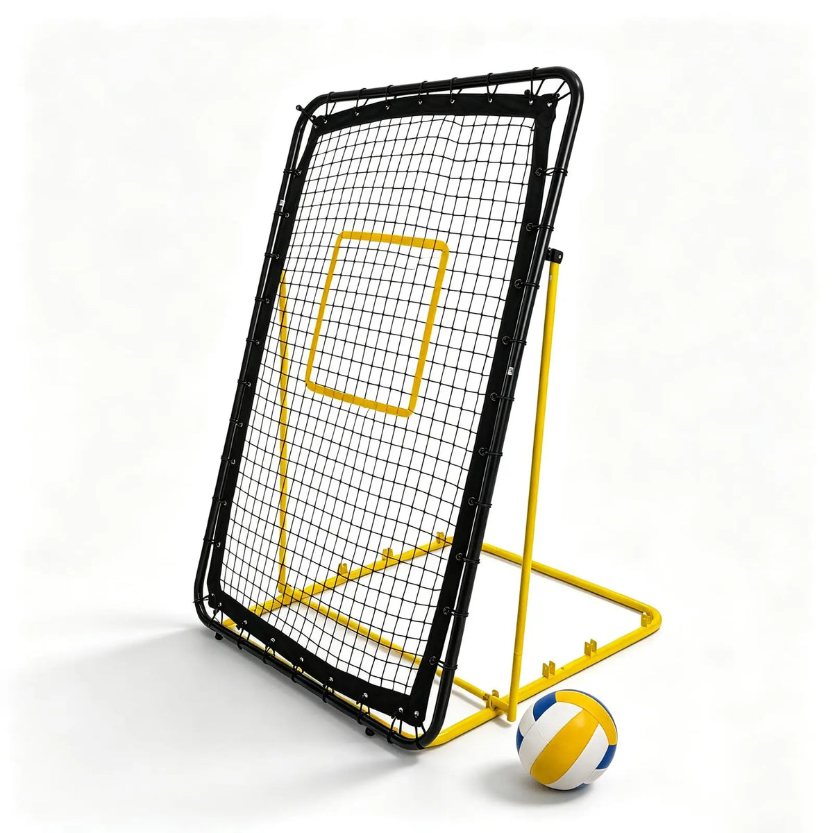 Adjustable Volleyball Rebounder Net for Passing, Hitting and Spiking Practice