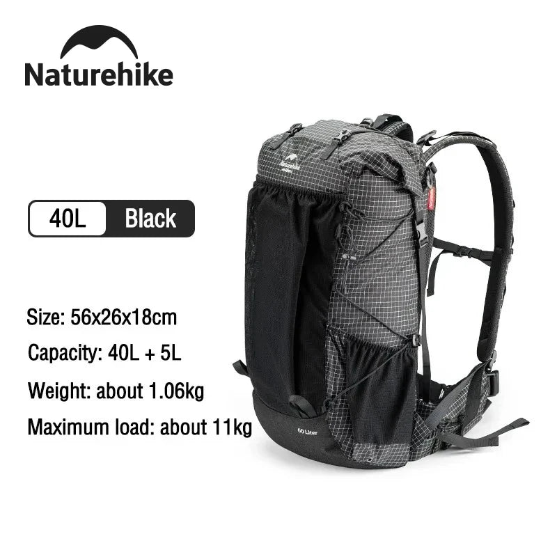 Naturehike High Capacity Mountain Backpack For Hiking And Travel