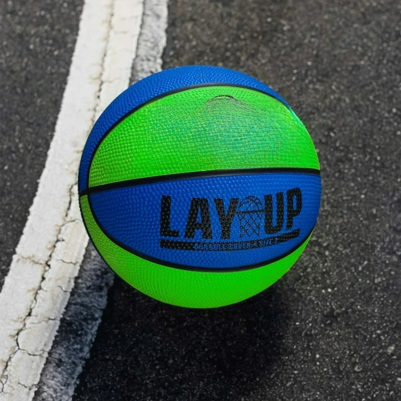 Mini Outdoor Rubber Basketball for Kids and Arcade Hoops