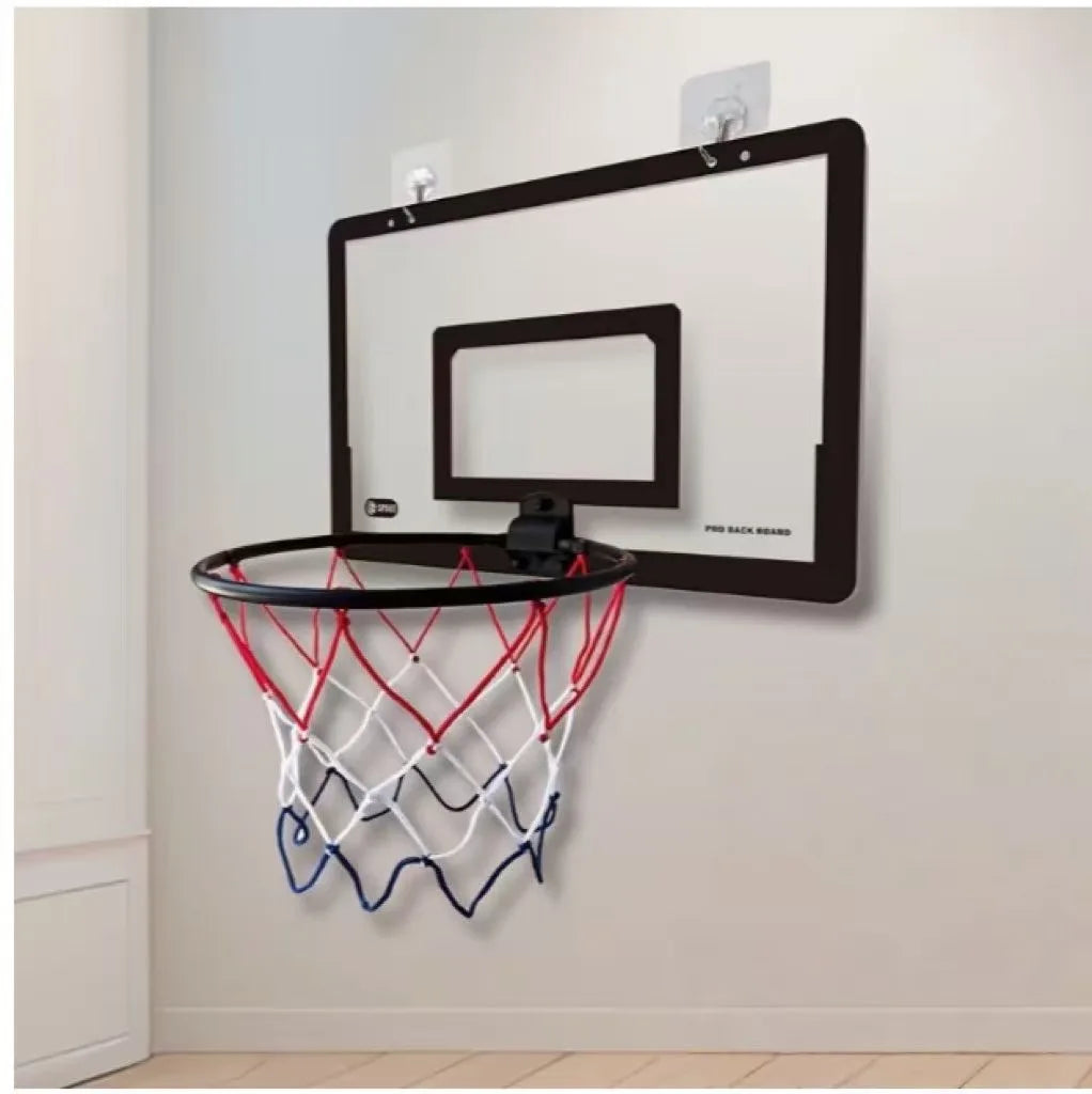 Adjustable Folding Wall Mounted Basketball Hoop System for Home Gyms