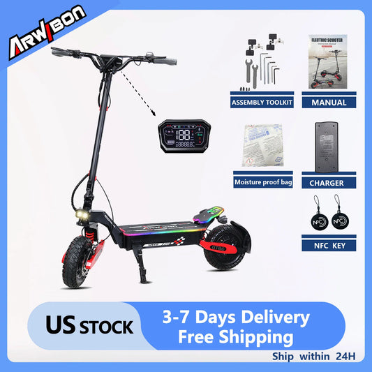 Arwibon GT06 Plus Foldable Electric Scooter For Daily Urban Commuting