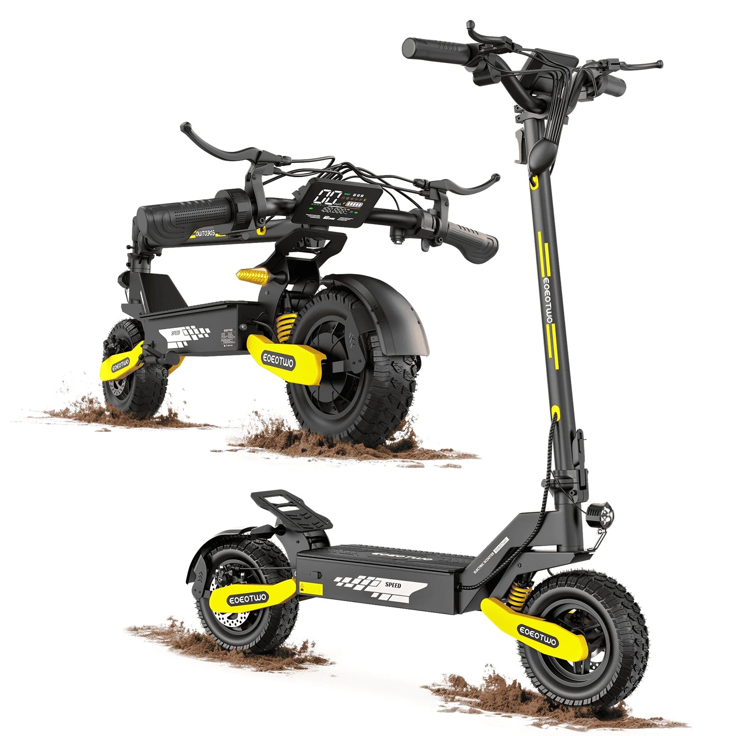 EOEOTWO 1200W Off Road Electric Scooter For Adults Long Range