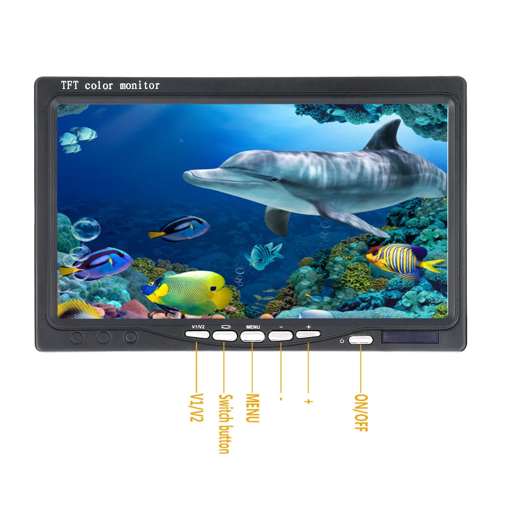 Mountainone Underwater Fishing Camera With Long Cable And LEDs