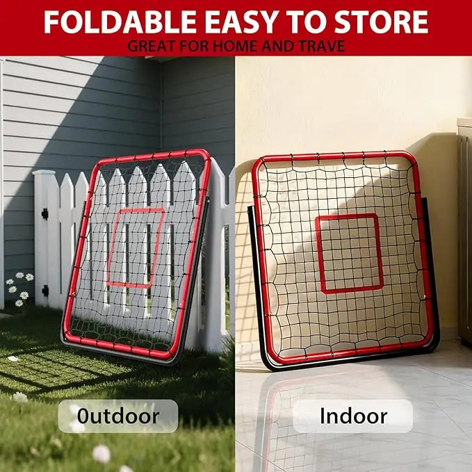 Acekool Adjustable Sport Rebounder Net for Soccer and Baseball Training