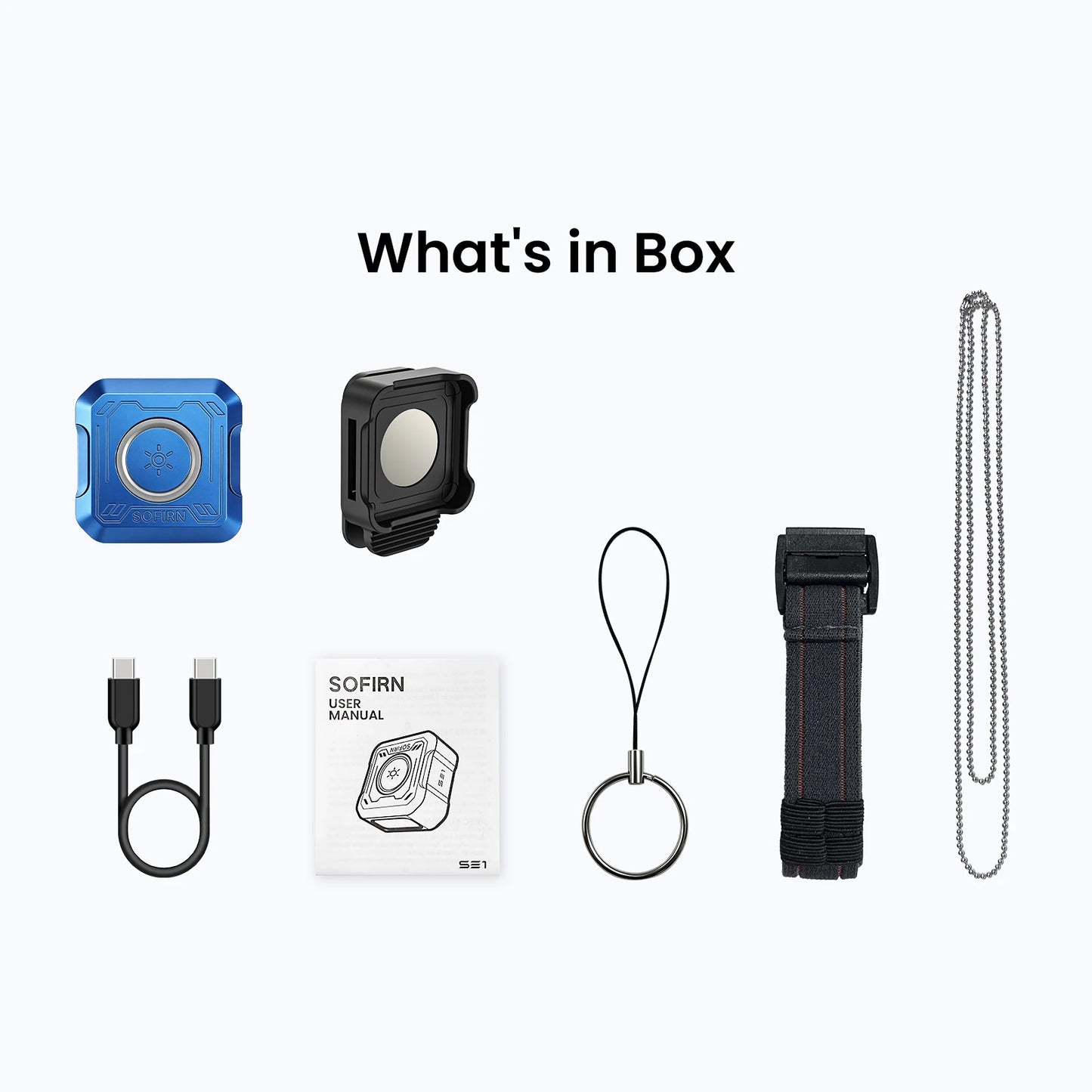 Sofirn SE1 300Lm Pocket Flashlight With RGB Signal Ring
