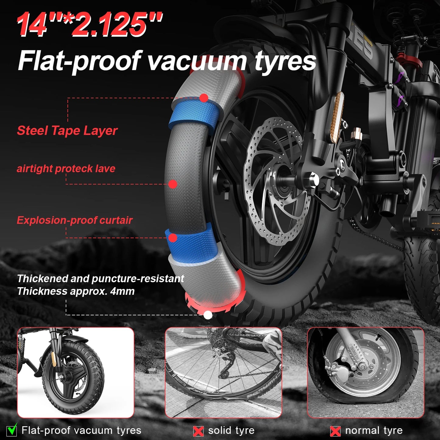 UPlee Ge5 Electric Bike Featuring 48V Battery And 250W Motor