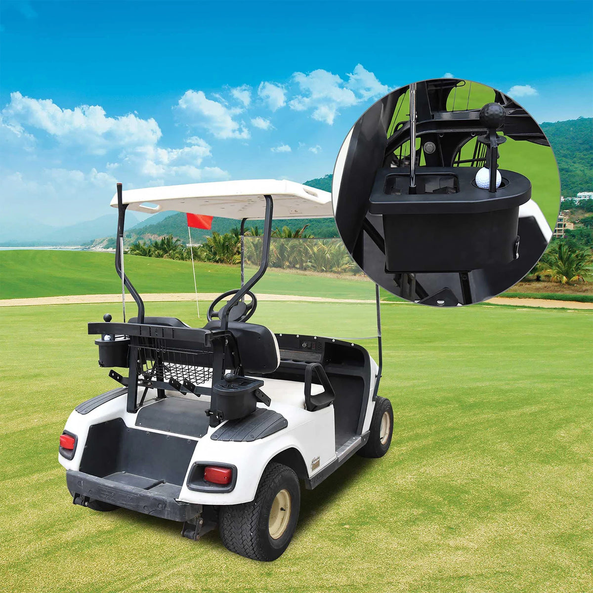 ATUOTIN Golf Ball And Club Cleaner Washer For Golf Carts
