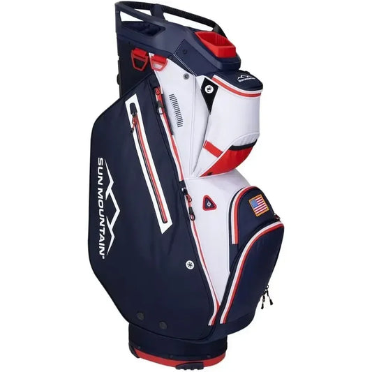 Innovative Golf Cart Bag With Straps And 14-Way Club Dividers