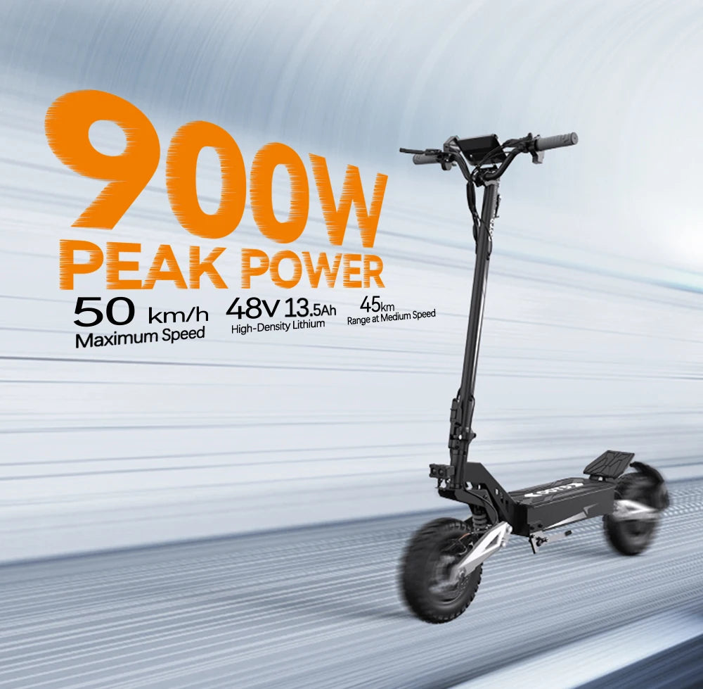 OOTD T10 Foldable Electric Scooter 900W Motor 60Km Range