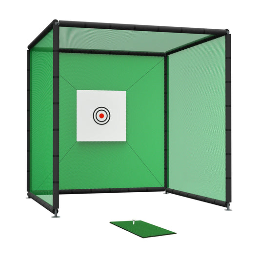 Indoor Outdoor Golf Practice Net Cage With Metal Frame for Training