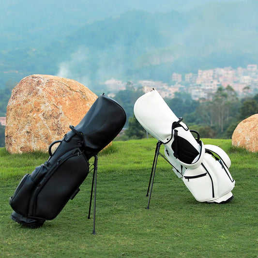 Singelila Lightweight PU Leather Multifunctional Golf Stand Bag