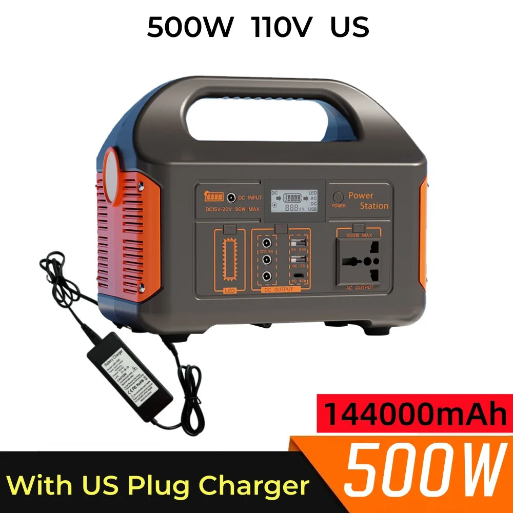 Jsdsolar 300W Portable Solar Power Station Emergency Generator