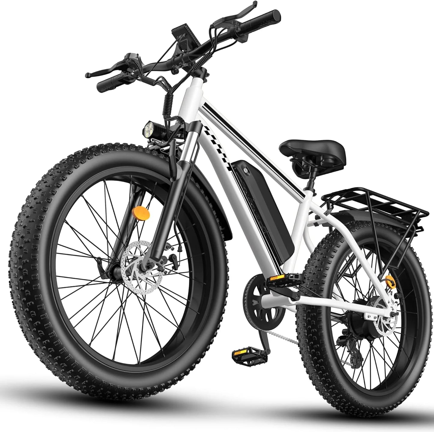 OBX Electric Fat Tire E Bike With Full Suspension Commuter