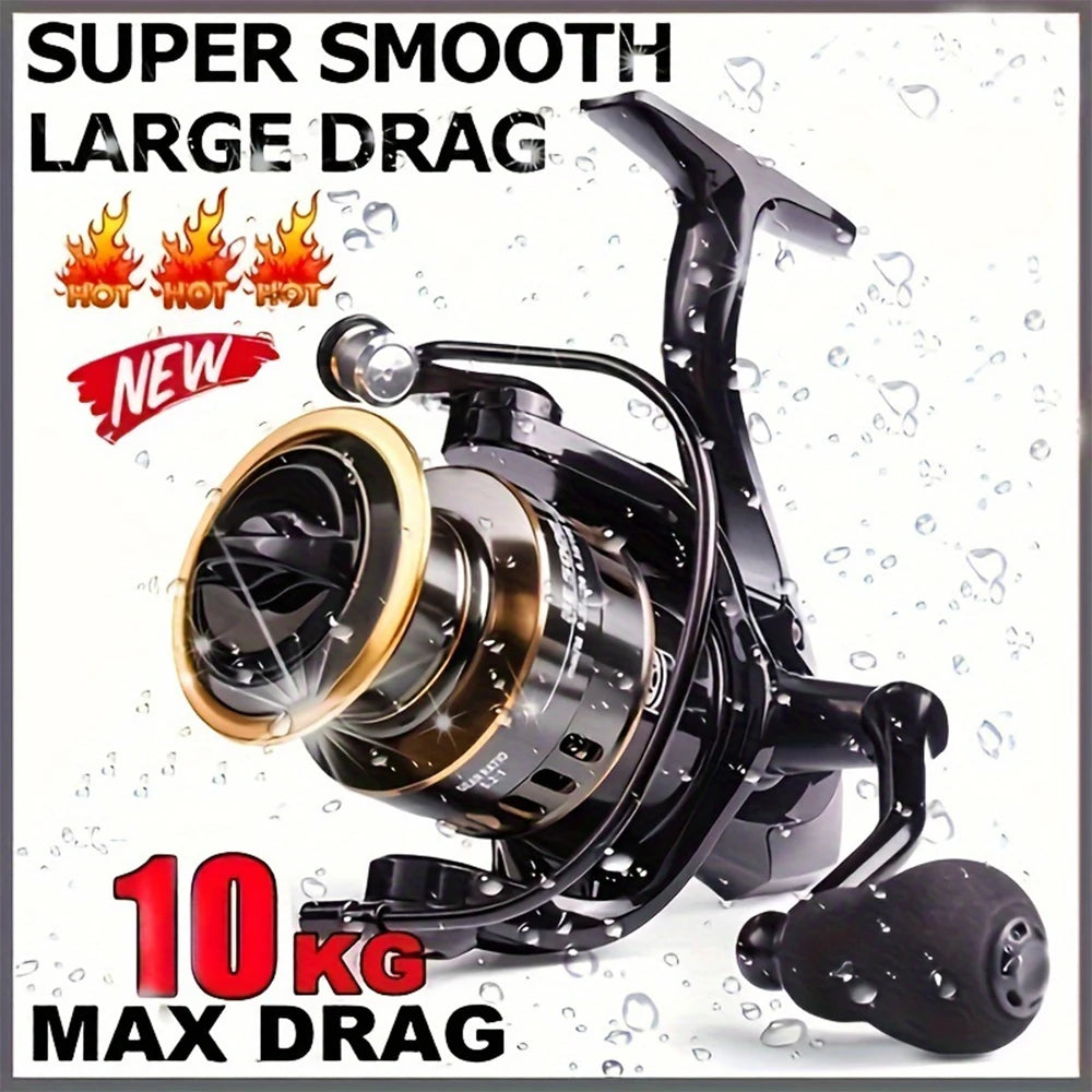 Professional Metal Spinning Reel For Freshwater And Saltwater Fishing
