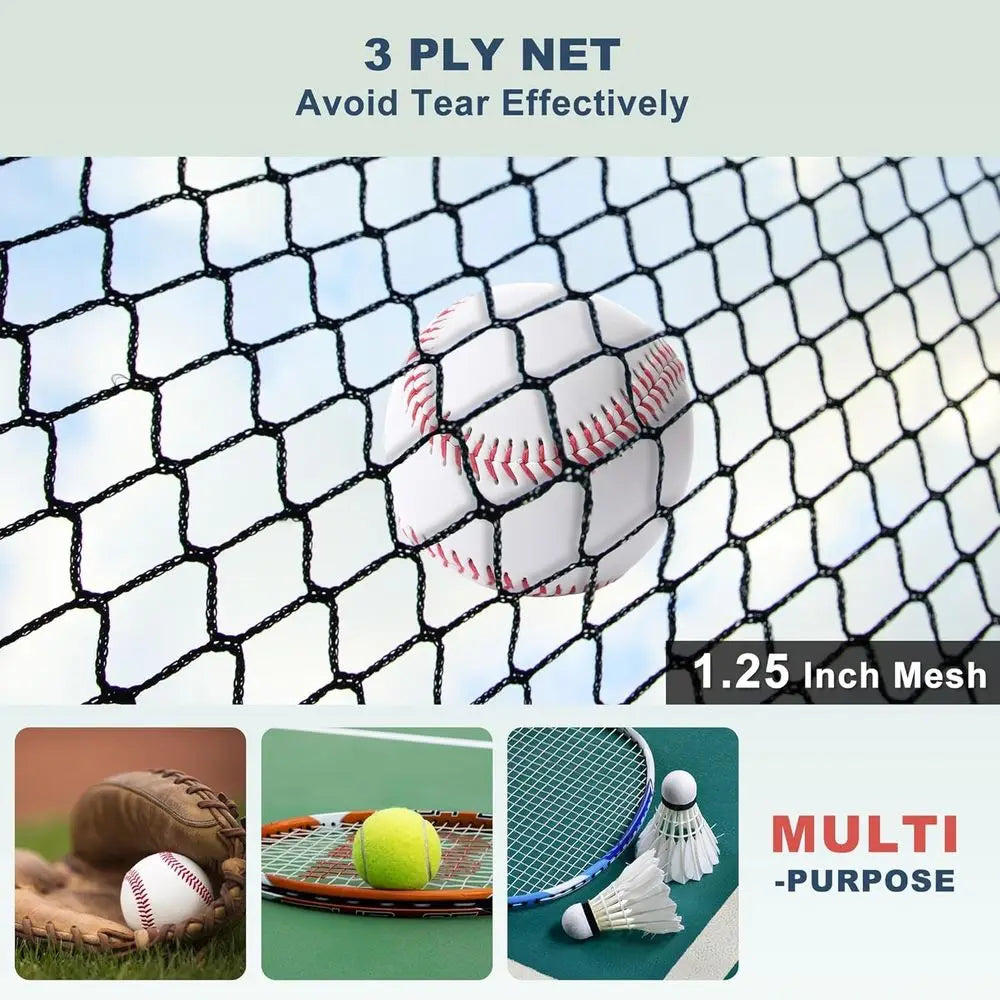 Premium Outdoor Baseball Batting Cage With Durable Rebound Net