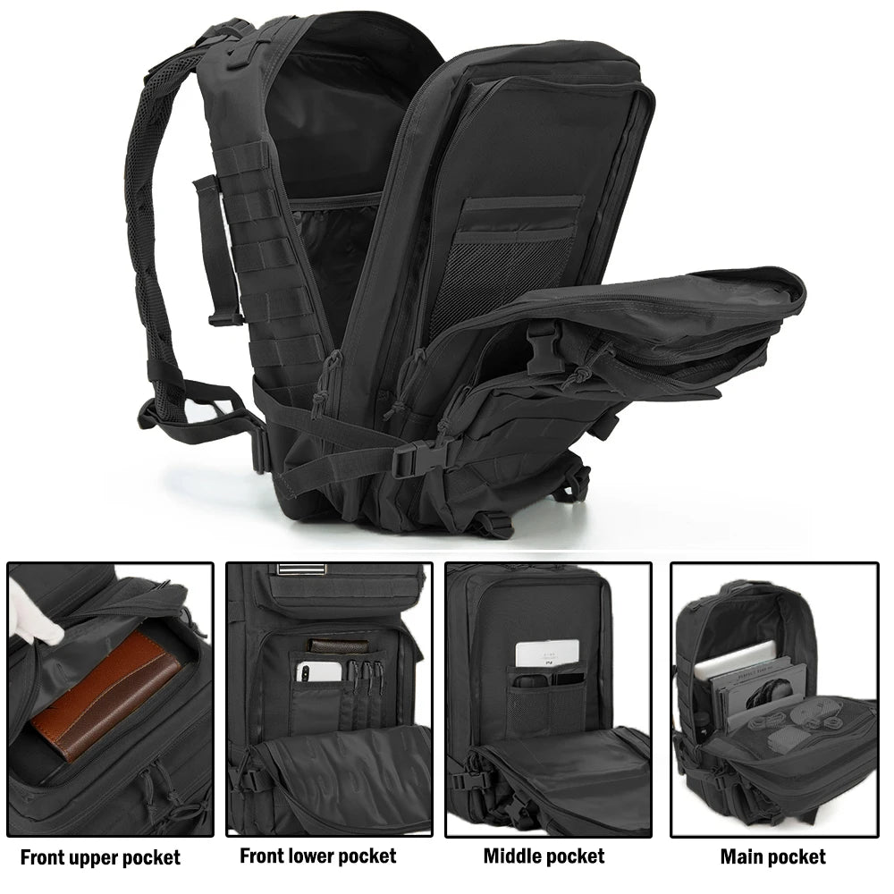 ReFire Gear Tactical Molle Backpack for Outdoor Trekking and Camping