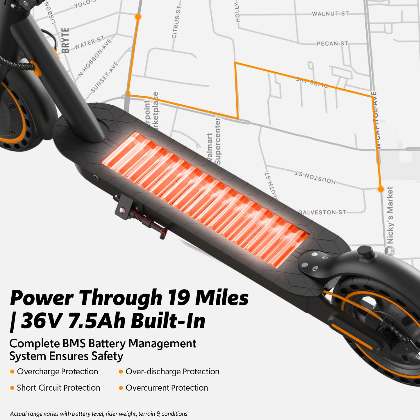 Osboo A11 Foldable Electric Scooter with Dual Suspension