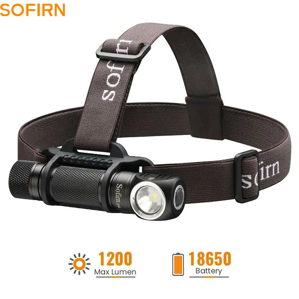 SOFIRN SP40 XPL LED EDC Headlamp 1200lm Rechargeable
