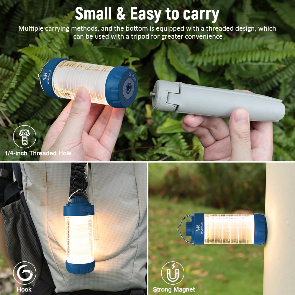 Wurkkos CL01 Mini RGB Flashlight 360 Degree LED Waterproof