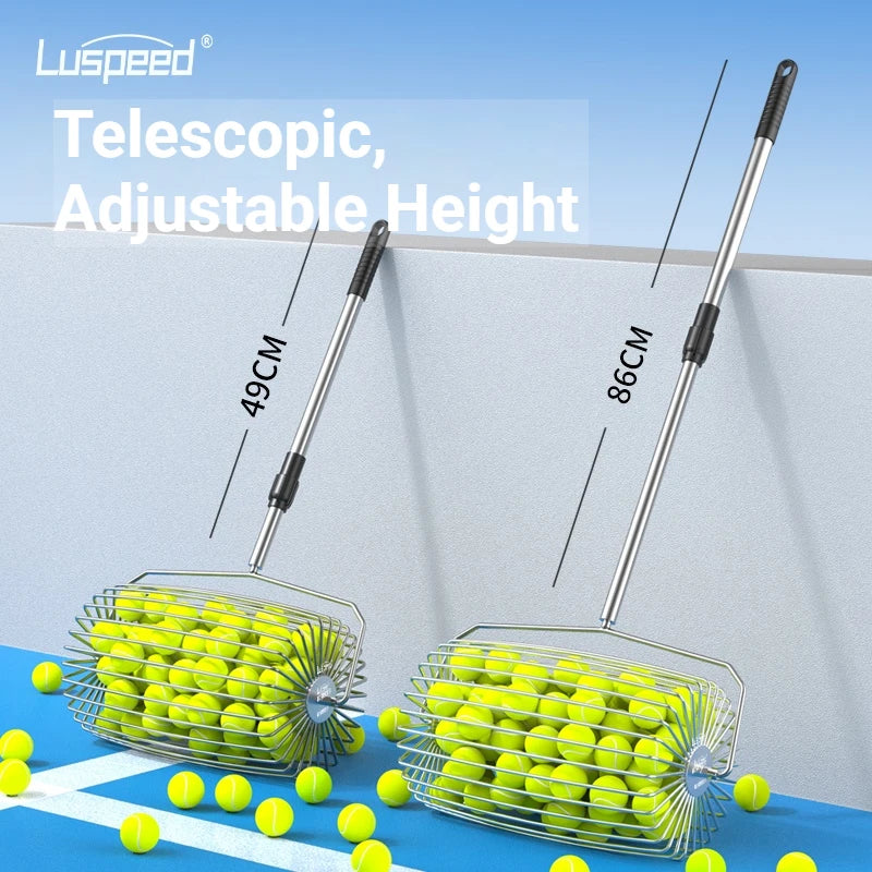 Luspeed Tennis Ball Picker And Retriever For Easy Practice Pickup
