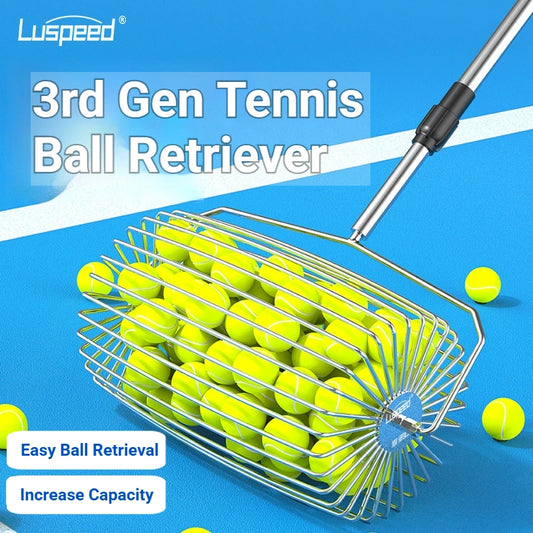 Luspeed Tennis Ball Picker And Retriever For Easy Practice Pickup