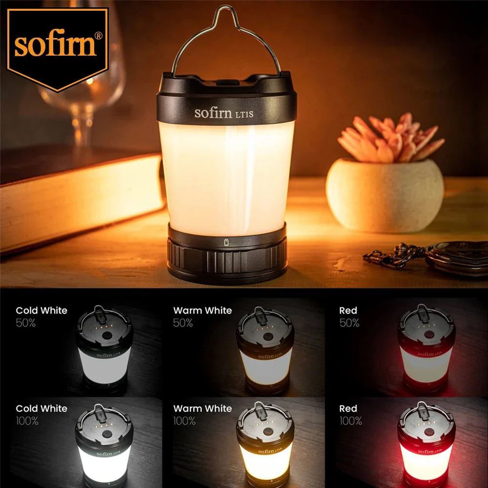 Sofirn LT1S Camping Light USB-C 21700 Lantern with Reverse Charging