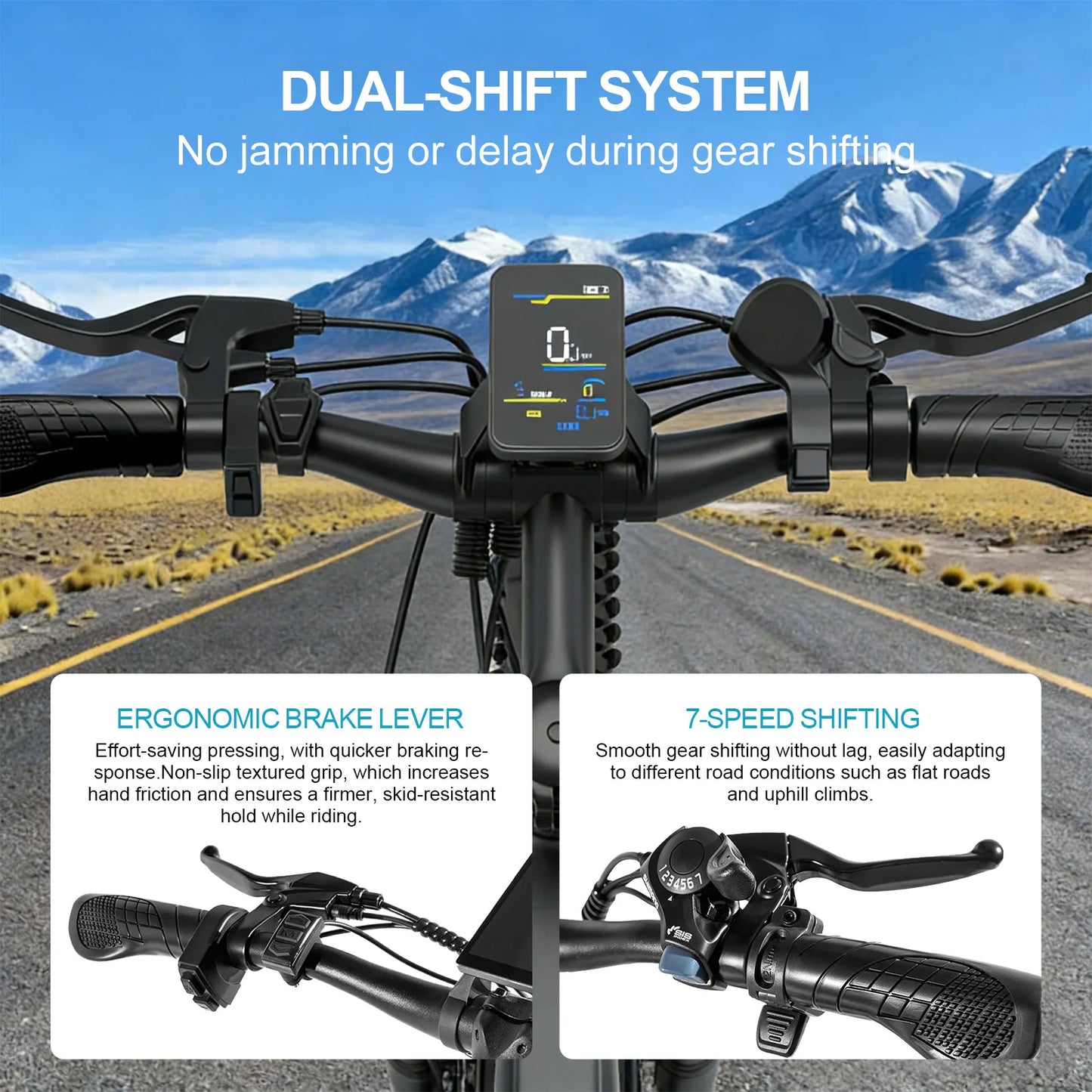 Toofly Mountain Electric Bicycle With Removable Battery