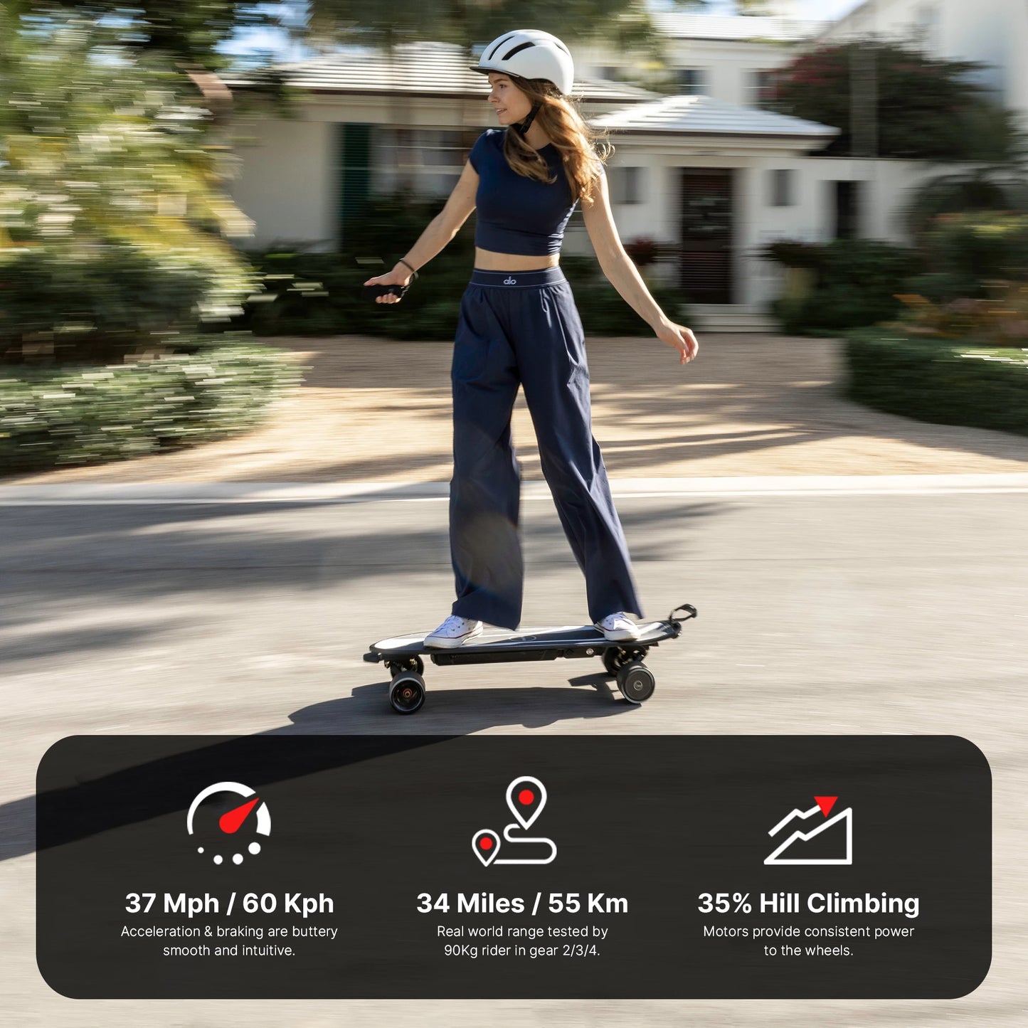 Maxfind Cyber Mini X Belt-Driven Portable Electric Skateboard RGB Lights