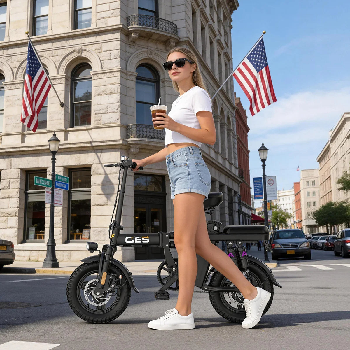 UPlee Ge5 Electric Bike Featuring 48V Battery And 250W Motor
