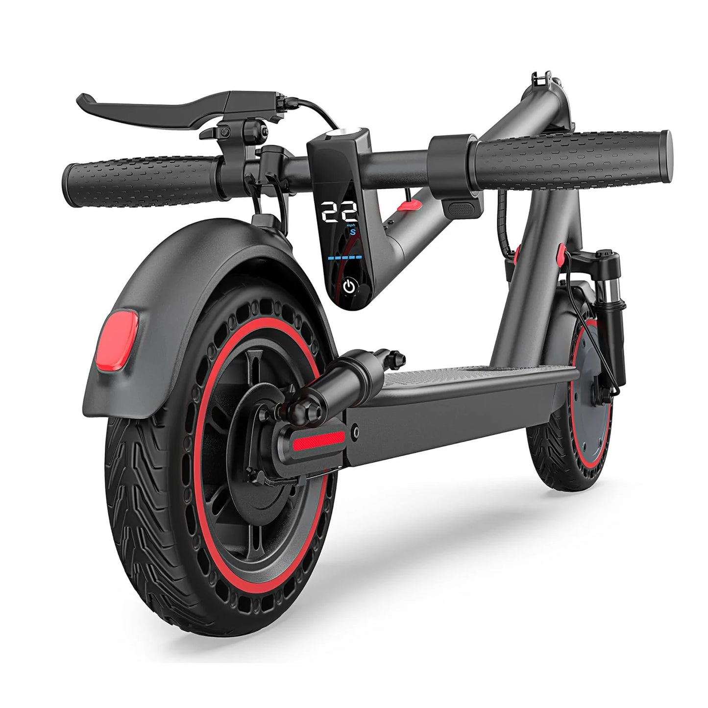 Aovopro Electric Scooter With Honeycomb Tires And App Control