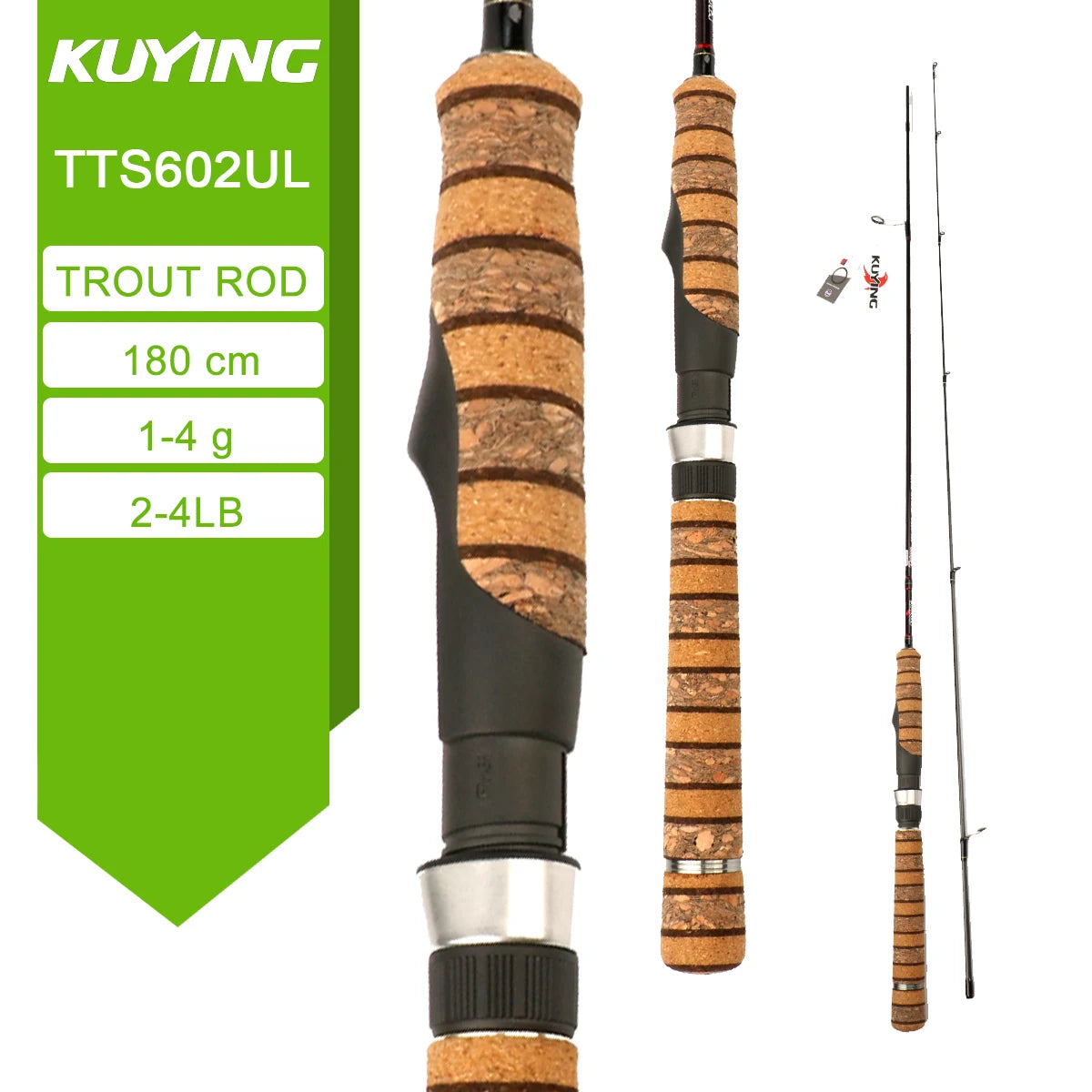 Kuying Teton Carbon Spinning Casting Fishing Lure Rod Fuji Parts