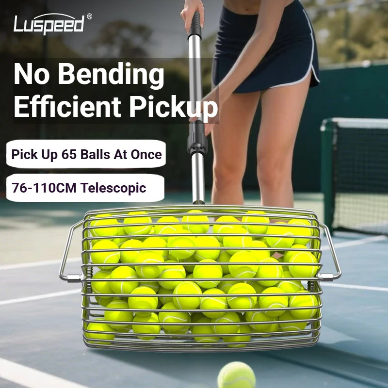 Luspeed Tennis Ball Picker And Retriever For Easy Practice Pickup