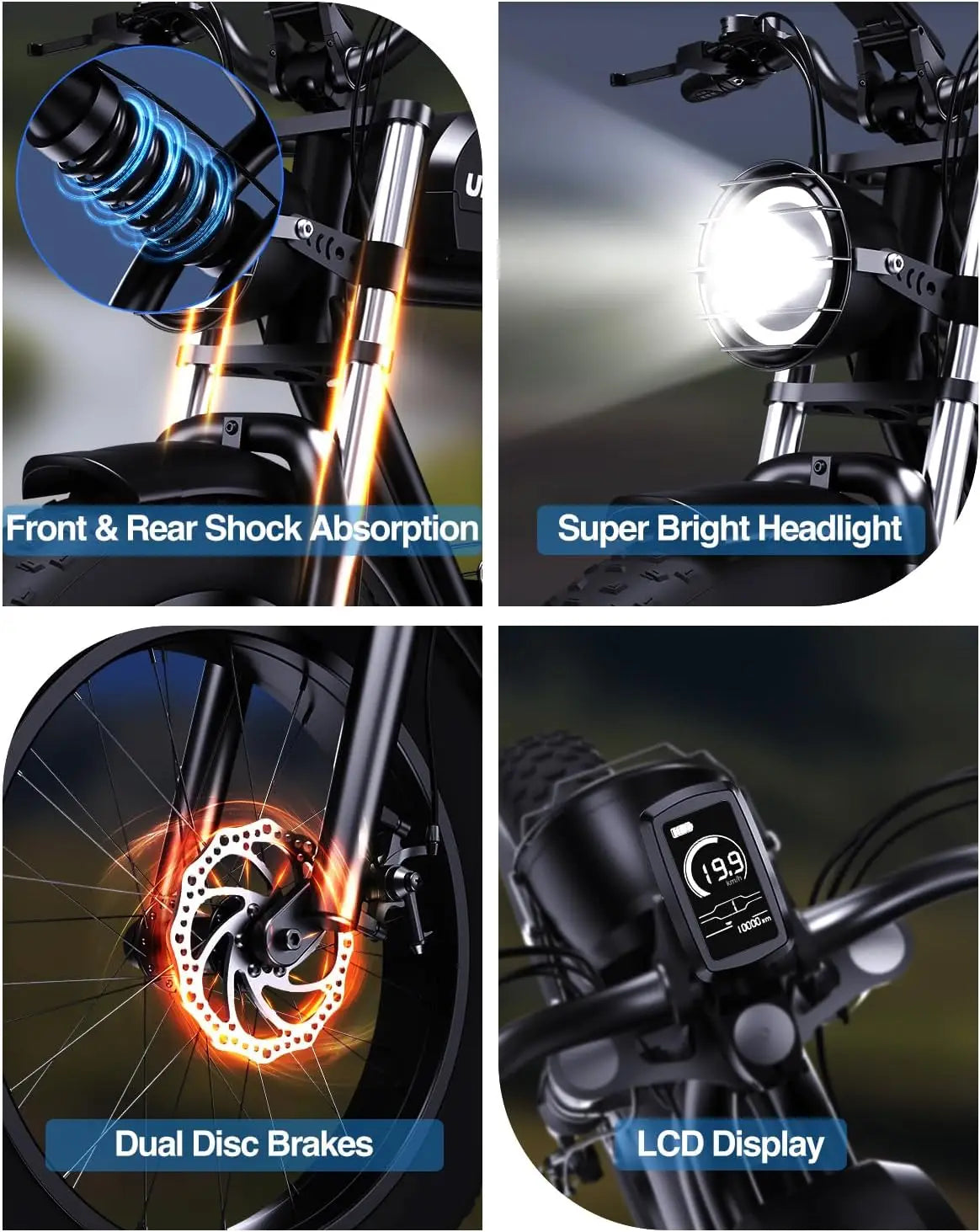 Kickwey K7 Full Suspension Off Road Electric Bicycle For Trails