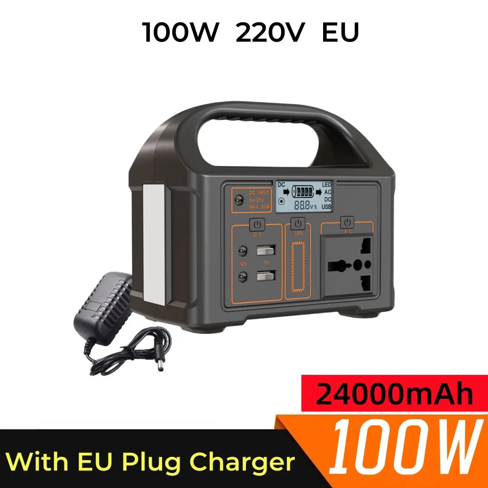 Jsdsolar 300W Portable Solar Power Station Emergency Generator
