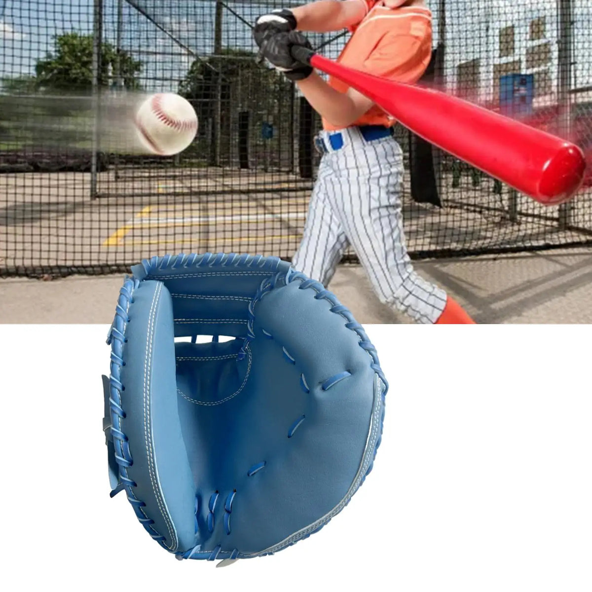 Footful Left Hand Baseball Glove For Softball Practice And Training