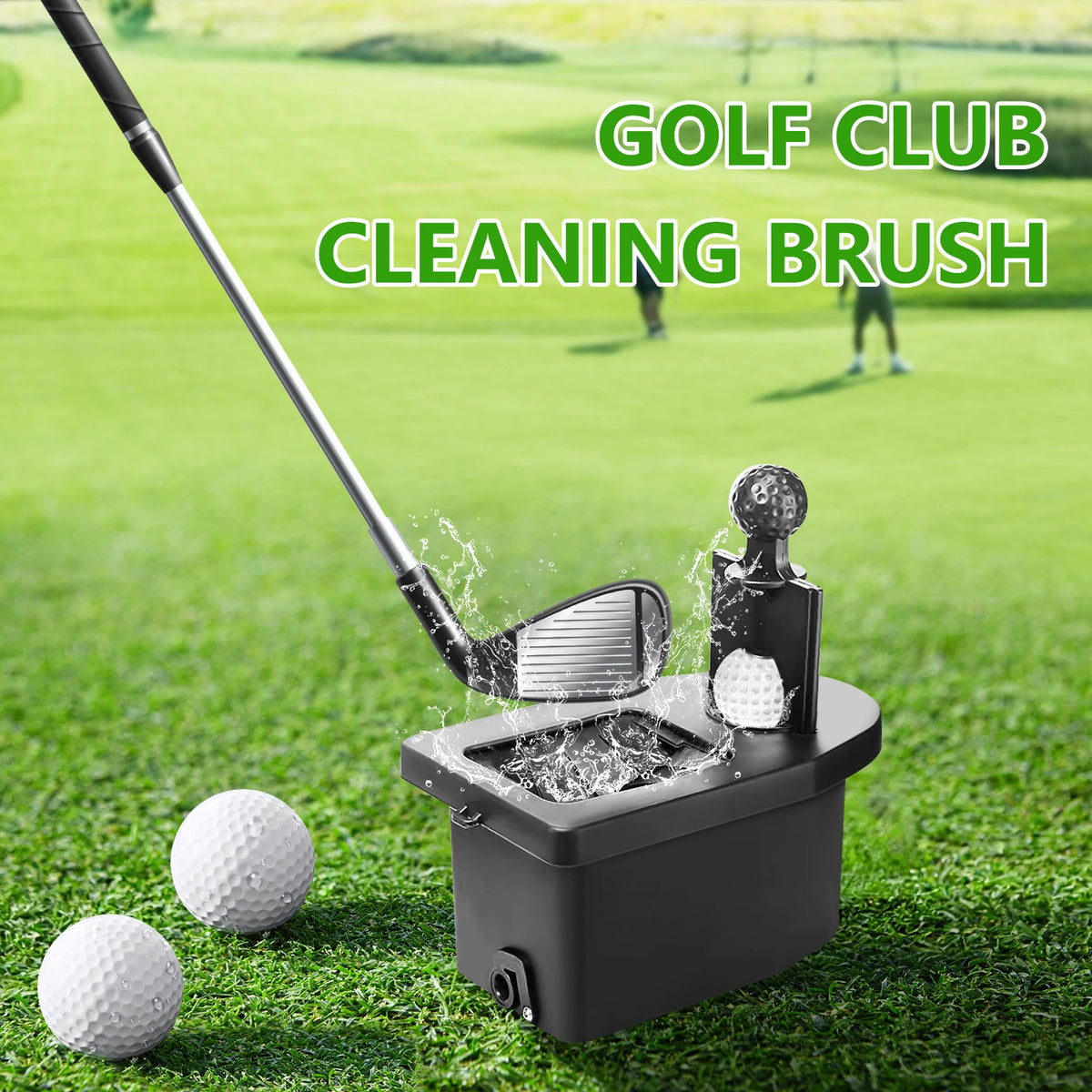 ATUOTIN Golf Ball And Club Cleaner Washer For Golf Carts