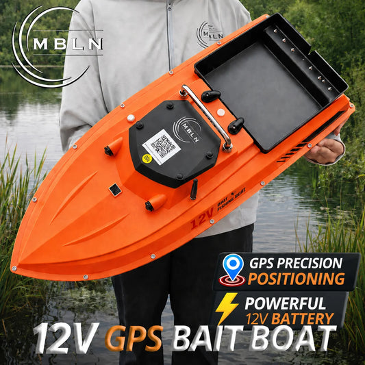 MBLN GPS Rechargeable Bait Boat With Auto Return Remote