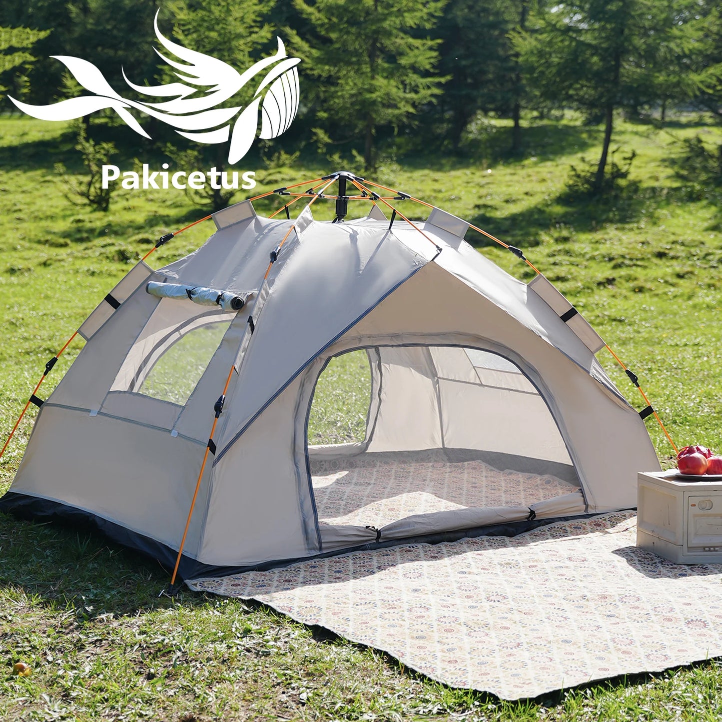 Pakicetus Auto Tent Sunshade Quick Setup For 3-4 People