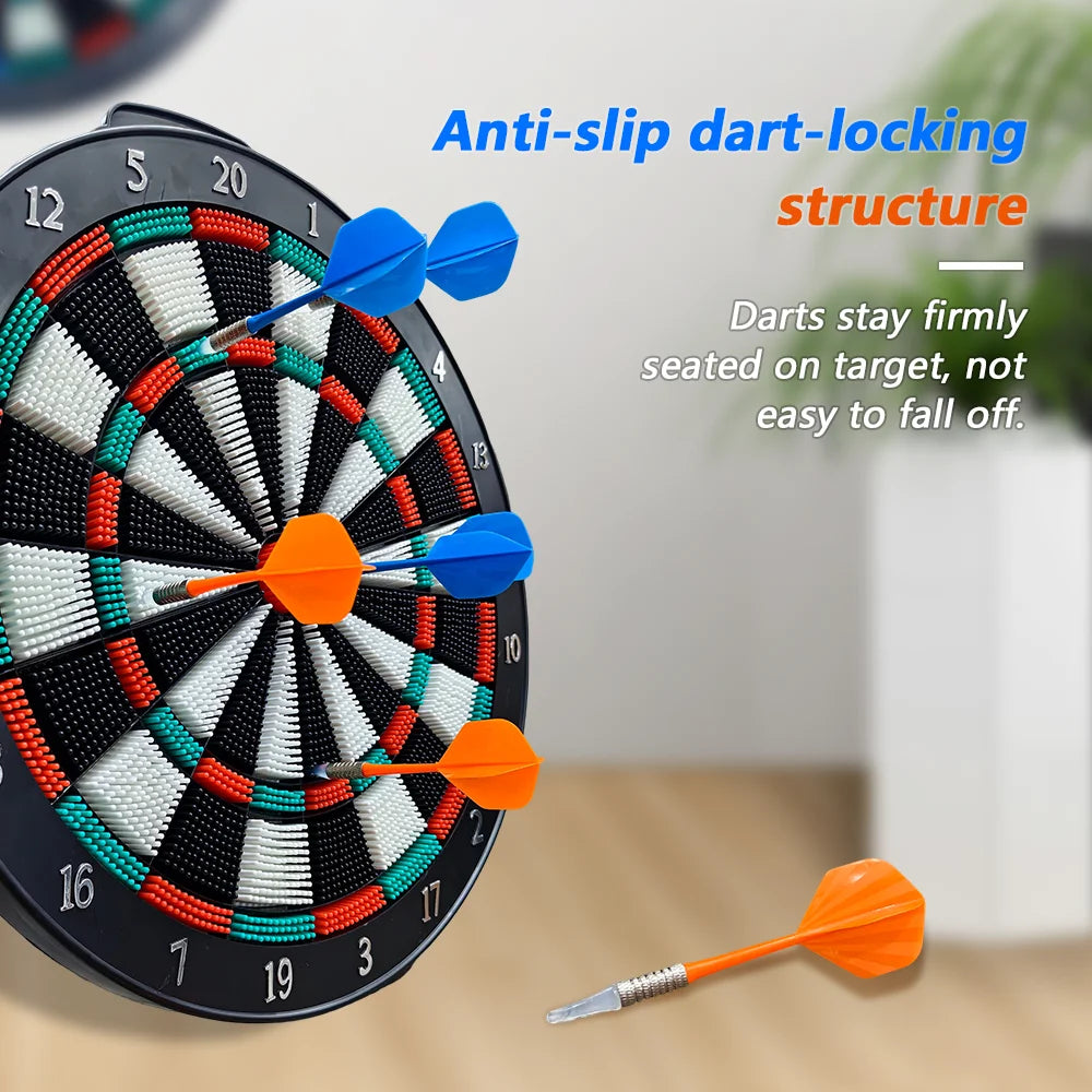 Soft Tip Dartboard Set with Stand for Indoor Family Games