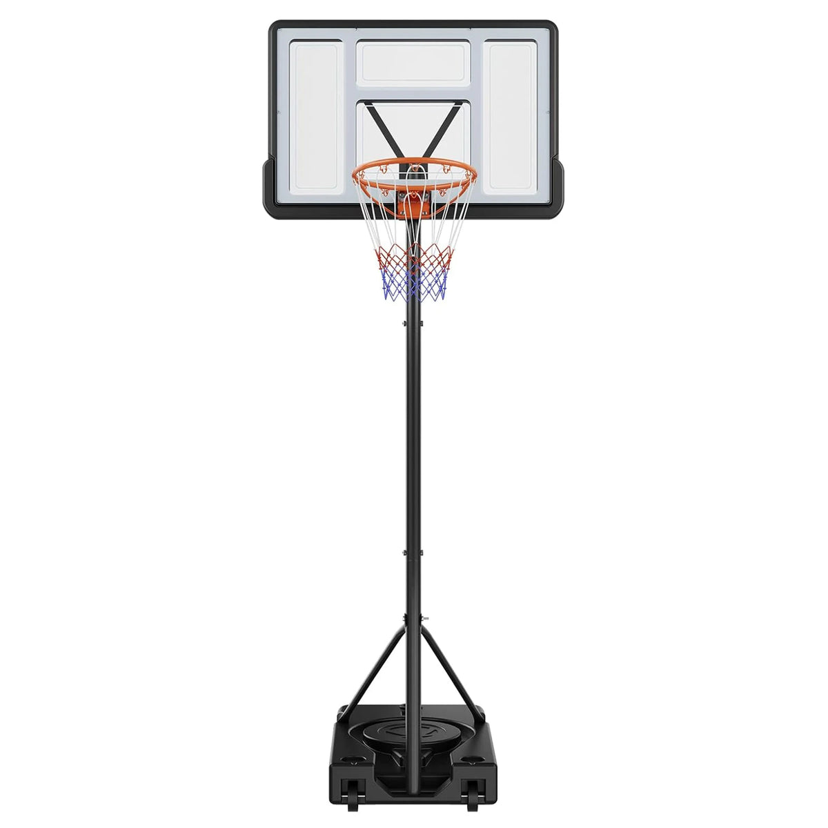 HiMISS Portable Adjustable Basketball Hoop With Wheels for Outdoor Play