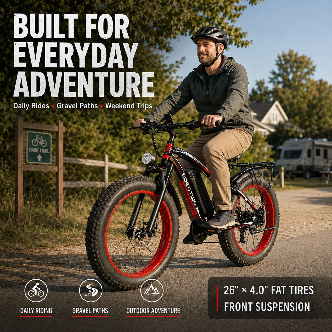 EOEOTWO Premium Electric Bicycle For Adults With Extended Range