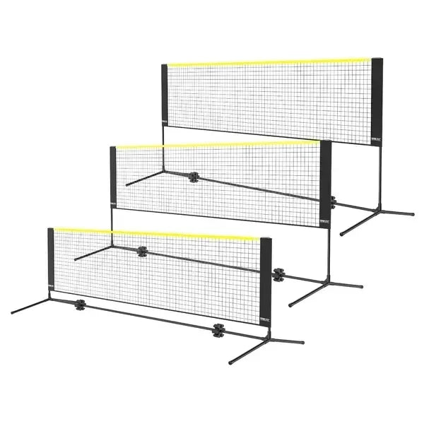 Portable Adjustable Badminton Volleyball And Pickleball Net Set