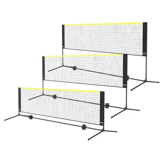Portable Adjustable Badminton Volleyball And Pickleball Net Set